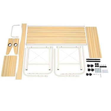 Adjustable Overbed Table with Wheels - Multi - Functional - InspiredGrabs.com